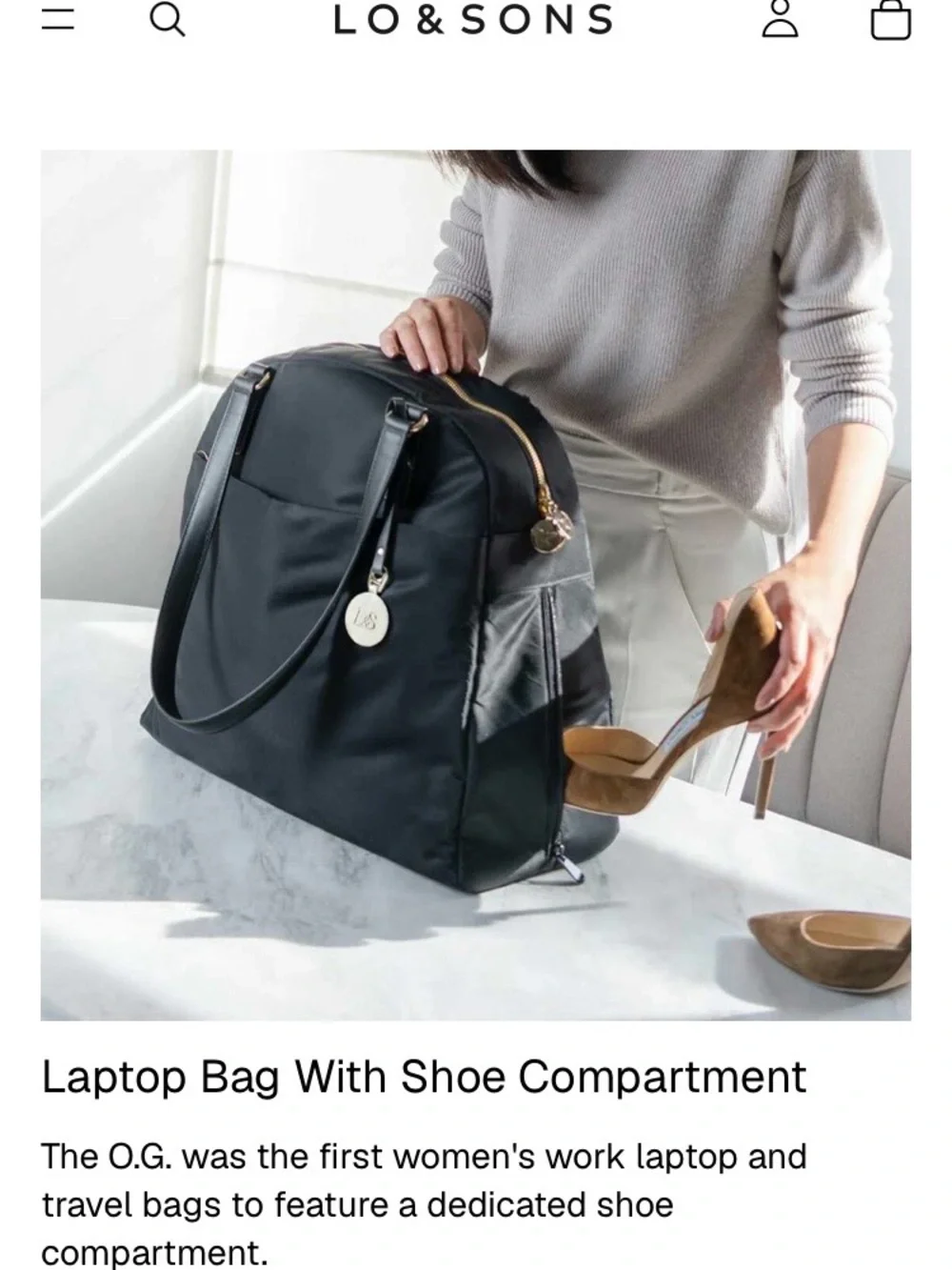 Lo & Sons O.G. 2 Laptop Bag, Large